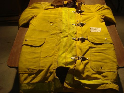 42x32 Jacket Firefighter Bunker Fire Gear LION BODY GURAD..J57