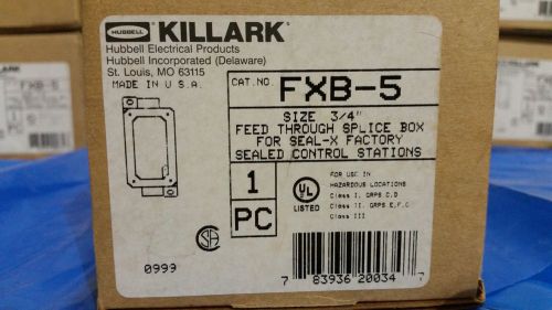 KILLARK  FXB-5 FEED THRU SPLICE BOX/SEALED CONTROL STATIONS
