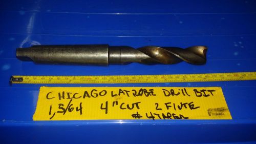 1, 3/32” drill bit  Morse Taper #4