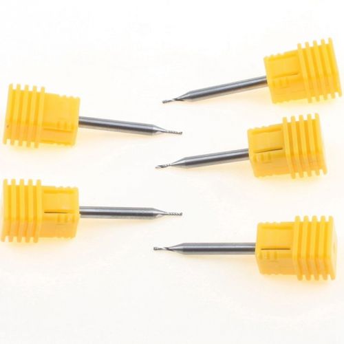 5pcs single blade aluminium cutting single flute cnc router bits 3.175*1.0*3mm for sale