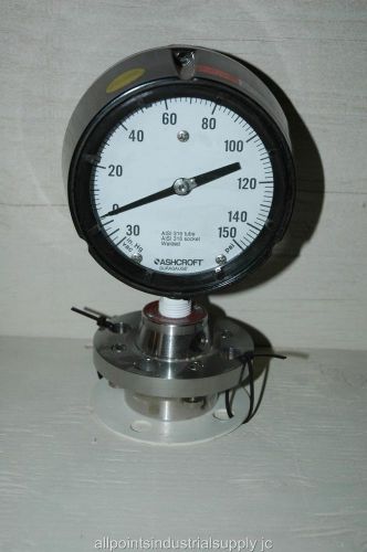 Ashcroft Stainless Steel Type 102 Tantalum Diaphragm Pressure Gauge -30-150 PSI