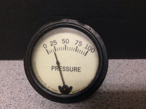 Rochester Gauges of Texas 0-100 Pressure Gauge Steampunk