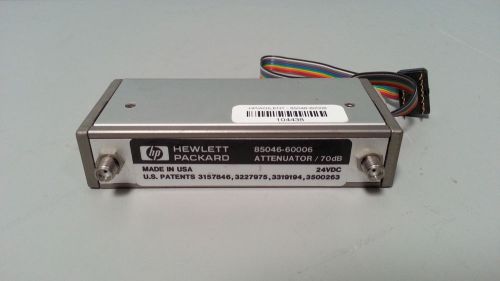 Agilent / HP 85046-60006 Step Attenuator, 0-70dB, 24VDC/10-pin drive, 3-pads