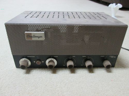 VINTAGE BOGEN CHALLENGER TUBE PA AMPLIFIER CHA20 MIC &amp; PHONO INPUTS