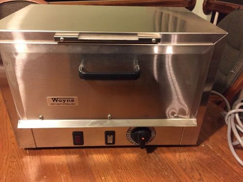 WAYNE MODEL S-500 DRY HEAT STERILIZER 2 DRAWER