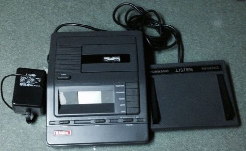 Lanier Micro Cassette Dictation System. VW-210. Foot Pedal LX-055-7.