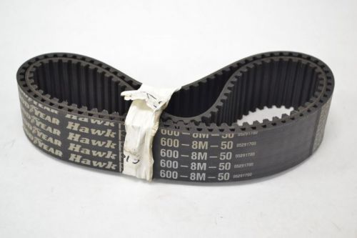 New goodyear 600-8m-50 hawk pd power transmission timing 600x50mm belt b251215 for sale