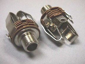 10 Vintage Phone Jacks 1/4&#034; Switched TRS