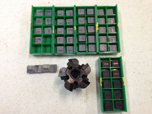 Greenleaf indexable milling head 2.00 cutting width and spgn 433 inserts carbide for sale