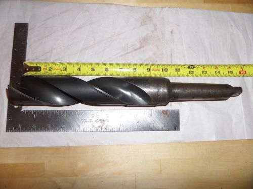 Union Twist Drill 1-61/64&#034; Drill Bit 4MT, 4 Morse Taper 15&#034; OAL  ((#D194))