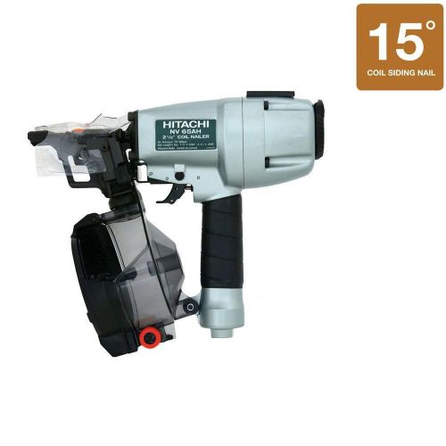 Hitachi NV65AH 1-1/2&#034; to 2-1/2&#034; 16 Deg. Coil Siding Nailer Brand new condition.