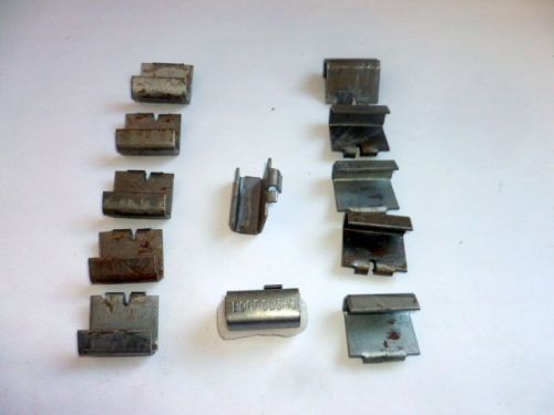 Borroughs shelf clips, lot of 225 (56 shelves) good condition-free shipping b405 for sale