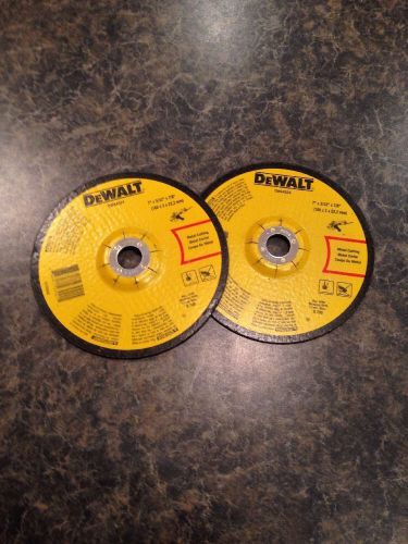 DEWALT DWA4524 7-Inch X 1/8-Inch Metal Cutting Abrasive Blade - Qty 2