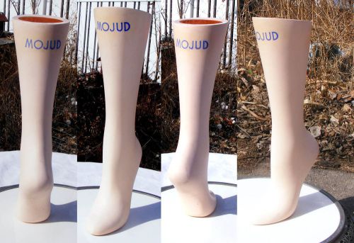 Vintage Advertisement Mojud Mannequin Leg Hosiery Free Standing Store Display NY