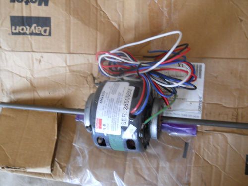 1 New Dayton 1/25HP 115V 1550RPM 3SPD DB Shaft HVAC Motor 4M295D