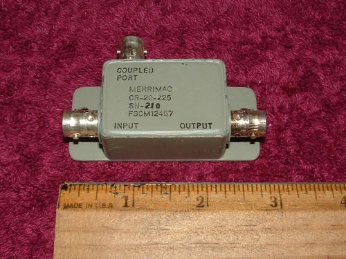 Merrimac Model CR-20-225 RF Microwave Directional Coupler