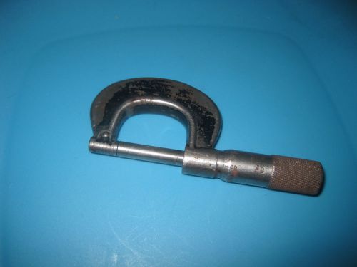 Very Nice Metal R &amp; P Mfg. Co. Worcester Mass. Micrometer Tool