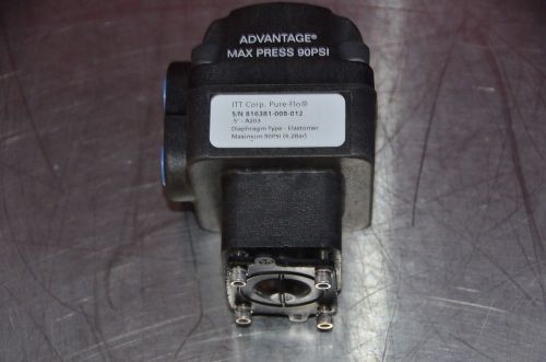 ITT Pure-Flo .5&#034; A203 Advantage Actuator 90 psi Max Sanitary Diaphragm Valve