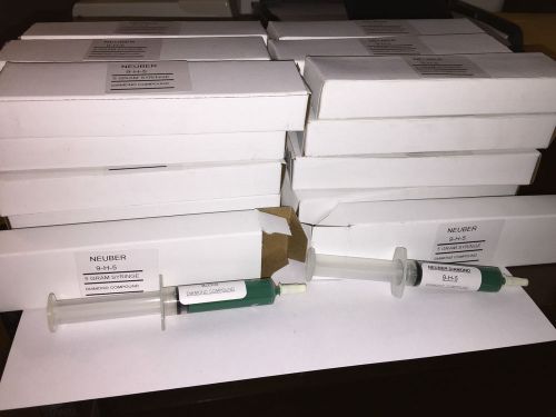 NEUBER DIAMOND COMPOUND 5 GRAM SYRINGES 9-H-5 8-12MICRONS QUANTITY 32 GREEN