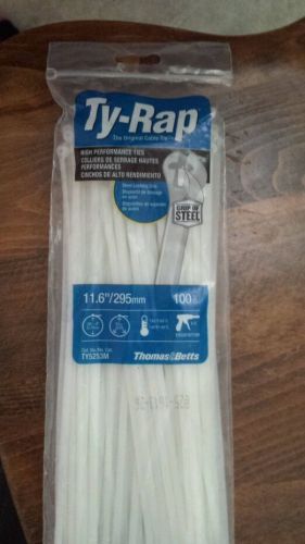 Thomas &amp; Betts Ty-Rap High Performance Cable Ties 11.6&#034; 50lb 100 Pk #TY5253M