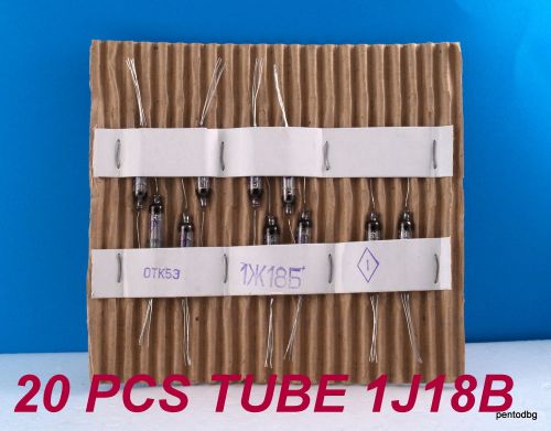 20 PCS 1J18B / 1Ж18Б / RUSIAN MINIATURE TUBE HF PENTODE  MILITARY