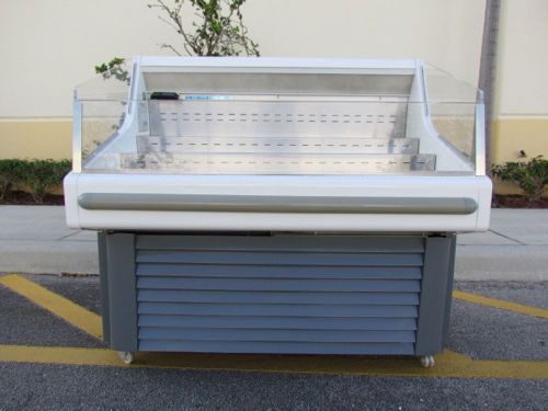 HUSSMANN SHM-4 SPECIALTY HORIZONTAL OPEN AIR DELI MERCHANDISER /COOLER/REF