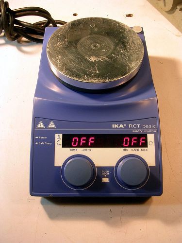 IKA RCT BASIC HOT PLATE STIRRER TESTED GOOD