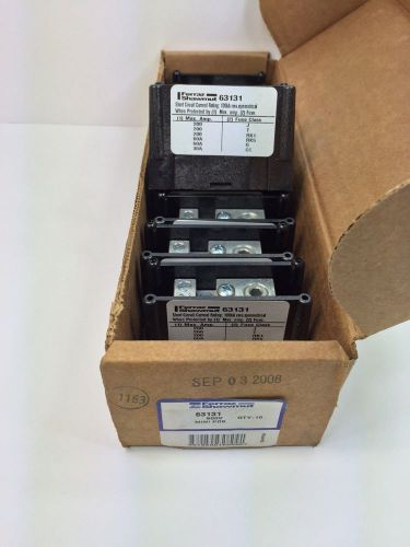 BOX OF 10 NEW! FERRAZ SHAWMUT POWER DISTRIBUTION BLOCKS 63131 600 VOLT