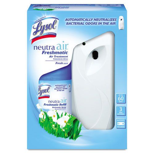 Lysol Neutra Air Freshmatic Starter Kit, Fresh Scent, Aerosol, 6.2Oz