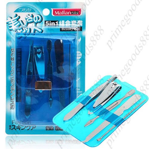 5 x  Manicure Set Nail Care Set Nail Scissors Manicure Tool Manicure Kit Nail