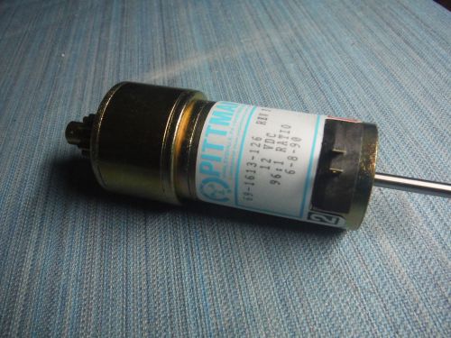 Pittman lo cog 12 vdc 96-1 gear reduction motor  69-1613-126 rev f dual shaft for sale