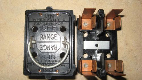 MURRAY 60 AMP FUSE PANEL &#034;RANGE&#034; FUSE HOLDER FUSE PULL