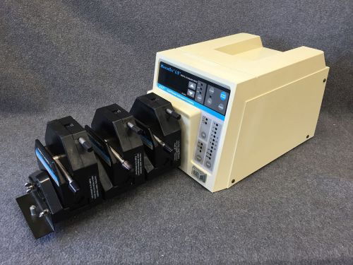 COLE-PARMER Masterflex peristaltic pump 7523-50 with 3 speedload pump heads