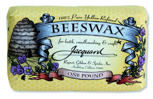 Jacquard Flexible Beeswax, Yellow, 1 lb Block