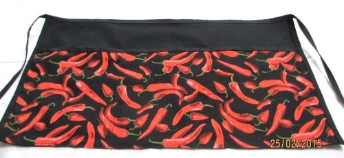 Waiter/waitress Server Waist Apron, Red Peppers