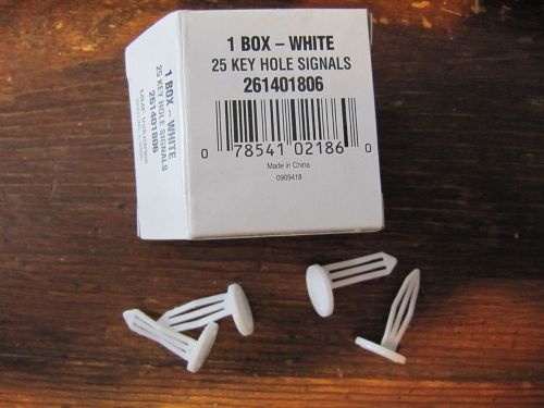 Nylon Vault Key-Hole Signals - White - Box of 25 (261401806)