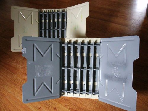 2 SETS : MASTER CATALOG RACKS (MIXED COLOR) CREAM/ GREY- 6 RINGS