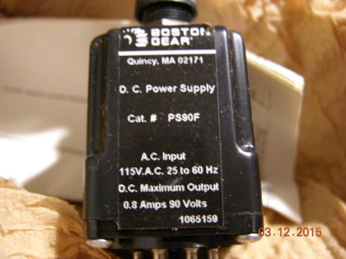 &#034;NEW IN BOX&#034; BOSTON GEAR PS90F D.C. POWER SUPPLY PS90-F