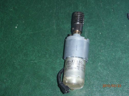 Tsukasa J8-X1110-01 TG-47B-LG-100-A764 Geared Motor DC24V w/ Worm Gear