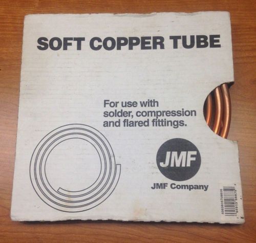 Nip jmf soft copper tube~3/8&#034; od x 10&#034;~use w/solder/compression/flared fittings for sale