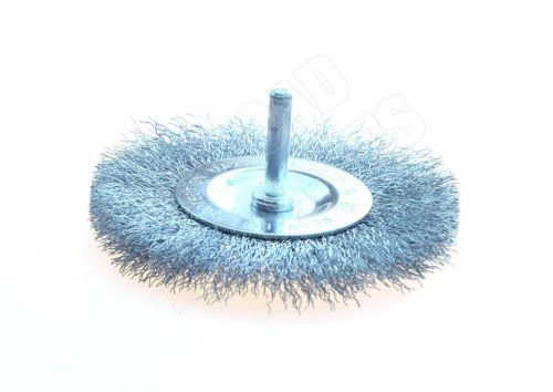 Avanti Pro CRIMPED WIRE WHEEL BRUSH STEEL WIRE 4&#034; 1/4&#034; Shank