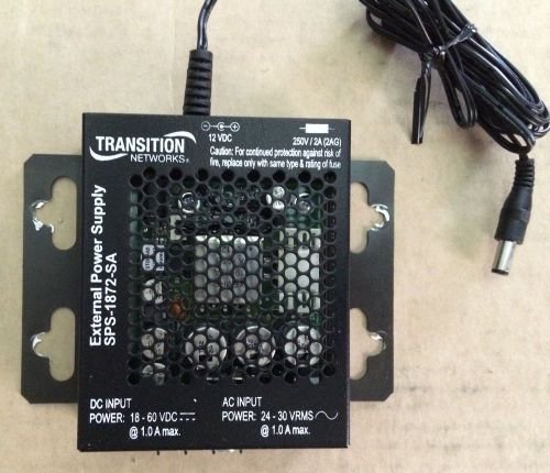 Transition Networks SPS-1872-SA 6 Watt DC Power Supply