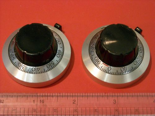 Fifteen (15) turn tuning/counting dial (quantity 2) for sale