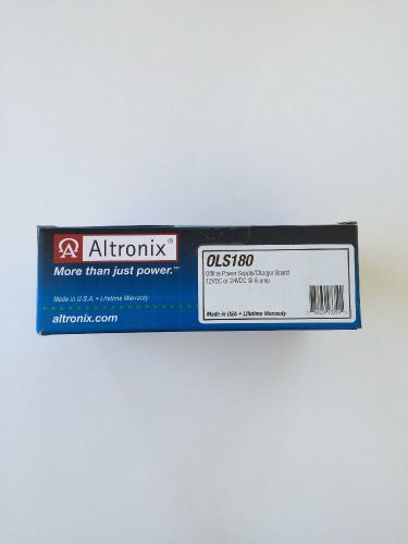 Altronix OLS-180 Offline Power Supply / Charging Board 6amp 12 or 24 VDC NIB!