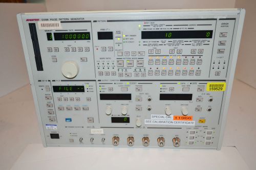 ADVANTEST D3186 PULSE PATTERN GENERATOR OPT 10-70 150MHz-12GHz(last cal.2009)