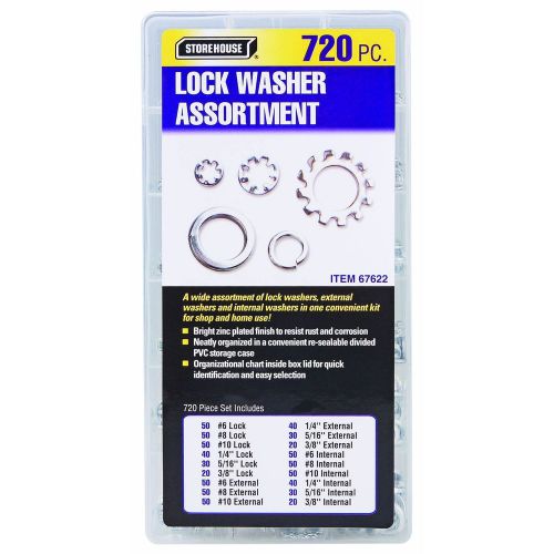 720 Pc. Lock Washer Assortment