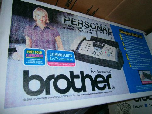 Brand New in Box Brother FAX 575 Plain Paper Fax Phone &amp; Copier FAX-575