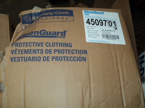 KLEENGUARD 45097 Hooded Chem. Resist. Coveralls, 4XL, PK20