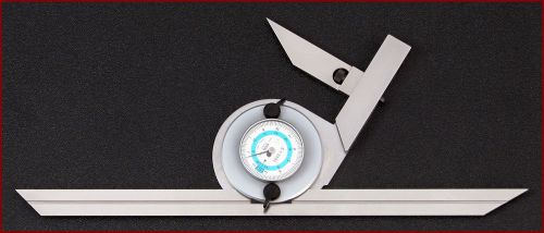 TESA UNIVERSAL DIAL BEVEL PROTRACTOR • 1 DIV. = 5’ • SWISS MADE PRECISION