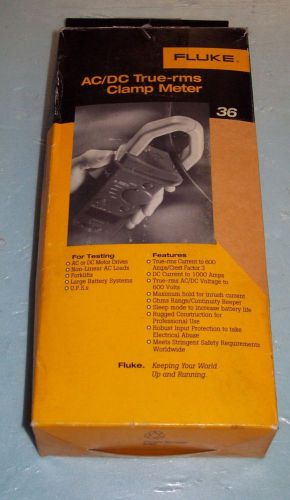 Fluke 36 AC/DC True-RMS Clamp Meter